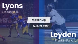 Matchup: Lyons vs. Leyden  2017