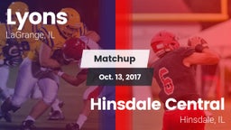 Matchup: Lyons vs. Hinsdale Central  2017
