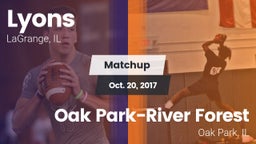 Matchup: Lyons vs. Oak Park-River Forest  2017