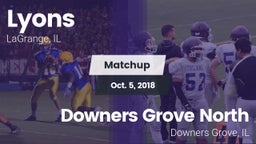 Matchup: Lyons vs. Downers Grove North 2018