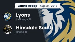Recap: Lyons  vs. Hinsdale South  2018