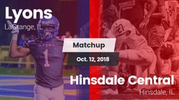 Matchup: Lyons vs. Hinsdale Central  2018