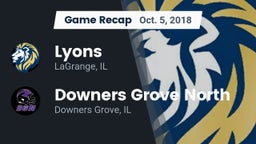 Recap: Lyons  vs. Downers Grove North 2018