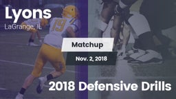 Matchup: Lyons vs. 2018 Defensive Drills 2018