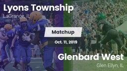 Matchup: Lyons vs. Glenbard West  2019
