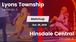 Matchup: Lyons vs. Hinsdale Central  2019