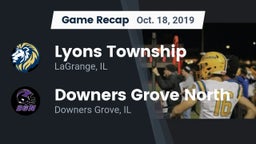 Recap: Lyons Township  vs. Downers Grove North 2019