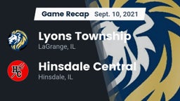 Recap: Lyons Township  vs. Hinsdale Central  2021