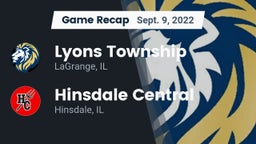 Recap: Lyons Township  vs. Hinsdale Central  2022