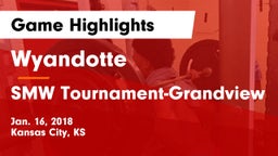 Wyandotte  vs SMW Tournament-Grandview Game Highlights - Jan. 16, 2018
