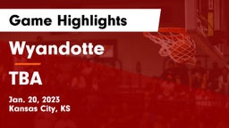 Wyandotte  vs TBA Game Highlights - Jan. 20, 2023
