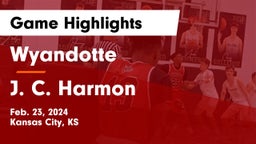 Wyandotte  vs J. C. Harmon  Game Highlights - Feb. 23, 2024