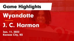 Wyandotte  vs J. C. Harmon  Game Highlights - Jan. 11, 2022