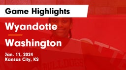 Wyandotte  vs Washington  Game Highlights - Jan. 11, 2024