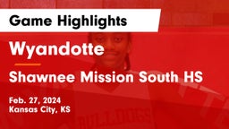 Wyandotte  vs Shawnee Mission South HS Game Highlights - Feb. 27, 2024
