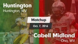 Matchup: Huntington High vs. Cabell Midland  2016
