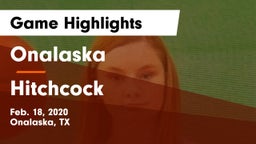 Onalaska  vs Hitchcock Game Highlights - Feb. 18, 2020