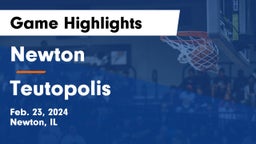 Newton  vs Teutopolis  Game Highlights - Feb. 23, 2024