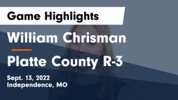 William Chrisman  vs Platte County R-3 Game Highlights - Sept. 13, 2022