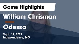 William Chrisman  vs Odessa  Game Highlights - Sept. 17, 2022
