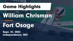 William Chrisman  vs Fort Osage  Game Highlights - Sept. 22, 2022