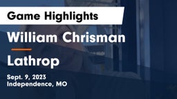 William Chrisman  vs Lathrop  Game Highlights - Sept. 9, 2023