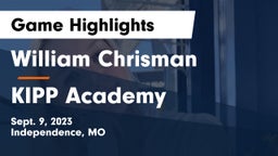 William Chrisman  vs KIPP Academy Game Highlights - Sept. 9, 2023