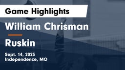 William Chrisman  vs Ruskin  Game Highlights - Sept. 14, 2023