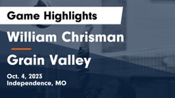 William Chrisman  vs Grain Valley  Game Highlights - Oct. 4, 2023