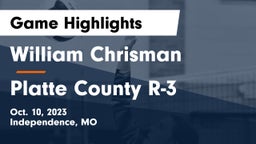 William Chrisman  vs Platte County R-3 Game Highlights - Oct. 10, 2023