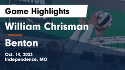 William Chrisman  vs Benton  Game Highlights - Oct. 14, 2023