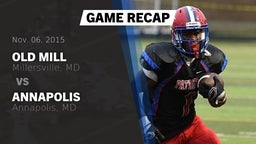 Recap: Old Mill  vs. Annapolis  2015