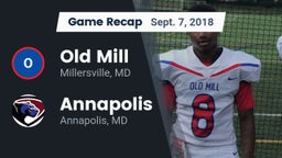 Recap: Old Mill  vs. Annapolis  2018