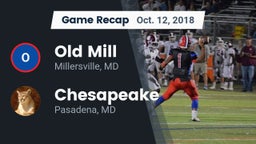 Recap: Old Mill  vs. Chesapeake  2018
