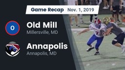 Recap: Old Mill  vs. Annapolis  2019