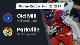 Recap: Old Mill  vs. Parkville  2019