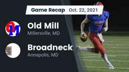 Recap: Old Mill  vs. Broadneck  2021