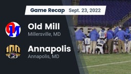 Recap: Old Mill  vs. Annapolis  2022