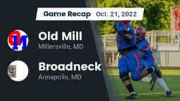 Recap: Old Mill  vs. Broadneck  2022