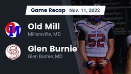 Recap: Old Mill  vs. Glen Burnie  2022