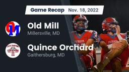Recap: Old Mill  vs. Quince Orchard 2022