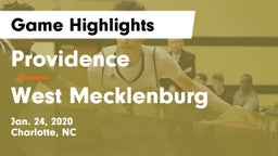 Providence  vs West Mecklenburg  Game Highlights - Jan. 24, 2020