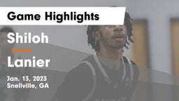 Shiloh  vs Lanier  Game Highlights - Jan. 13, 2023