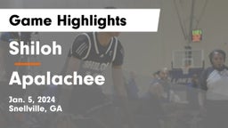 Shiloh  vs Apalachee  Game Highlights - Jan. 5, 2024