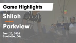 Shiloh  vs Parkview  Game Highlights - Jan. 20, 2024