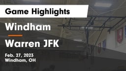 Windham  vs Warren JFK Game Highlights - Feb. 27, 2023