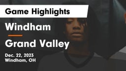 Windham  vs Grand Valley  Game Highlights - Dec. 22, 2023