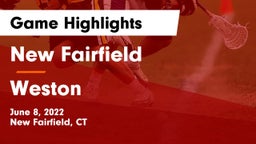 New Fairfield  vs Weston Game Highlights - June 8, 2022