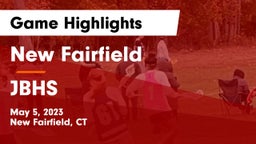 New Fairfield  vs JBHS Game Highlights - May 5, 2023