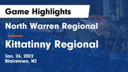 North Warren Regional  vs Kittatinny Regional  Game Highlights - Jan. 26, 2022